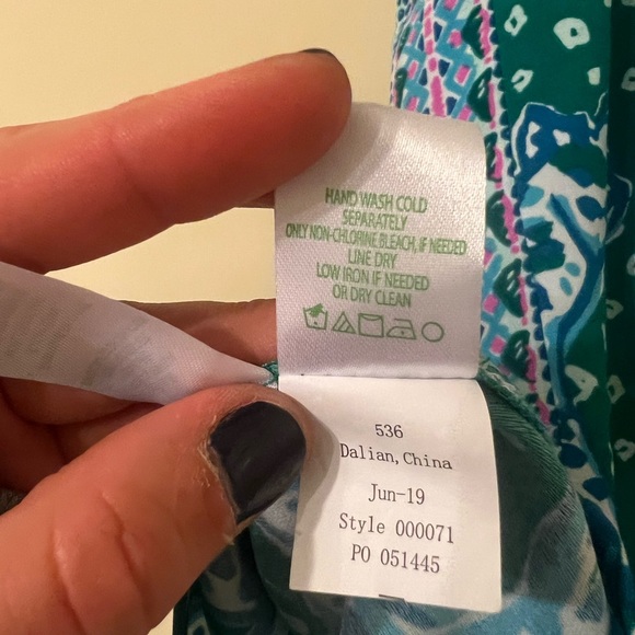 Lilly Pulitzer on the Prowl Emerald Mini Dreas - Picture 3 of 16